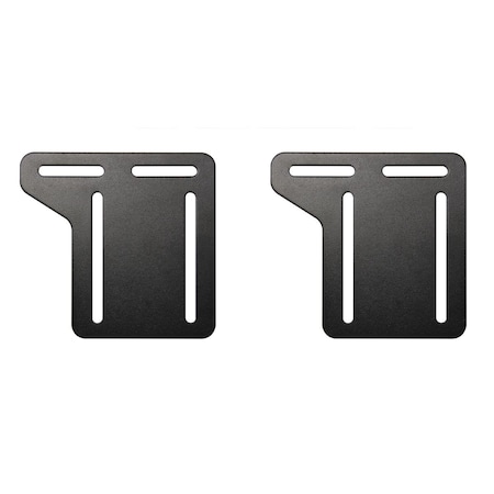 Deluxdesigns Metal Modi Plates Set of 2 - Black DE3544453